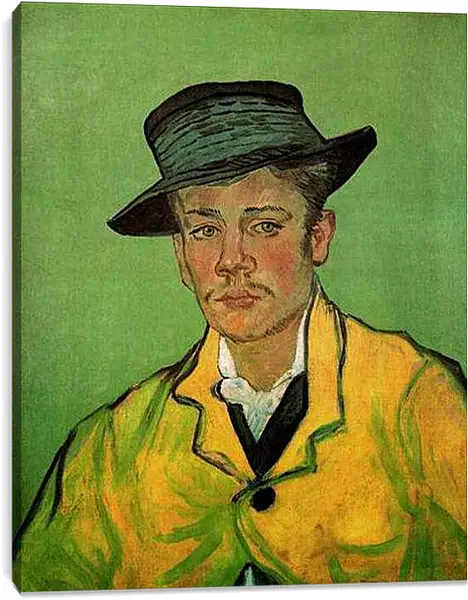 Постер на подрамнике - Portrait of Armand Roulin. Винсент Ван Гог