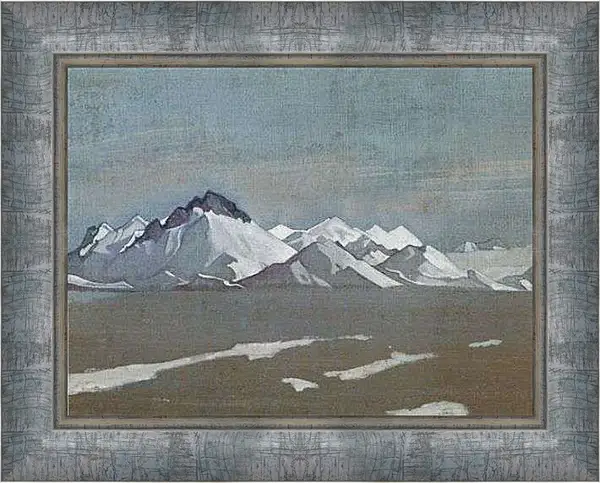 Картина в раме - Каракорум. Рерих Николай