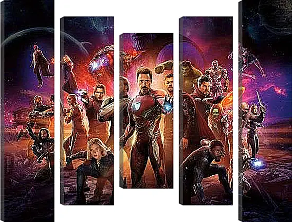 Модульная картина - Мстители Война бесконечности