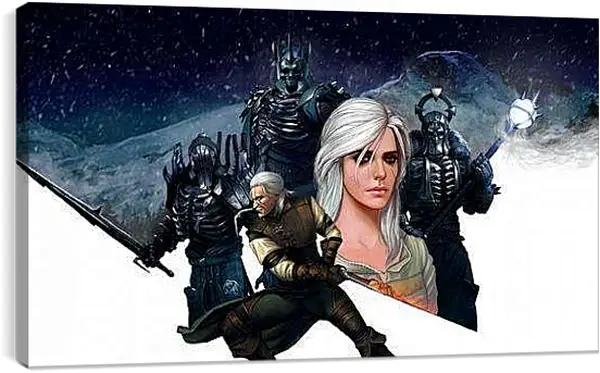 Постер на подрамнике - the witcher 3, wild hunt, art