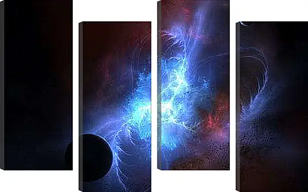 Модульная картина - Космос