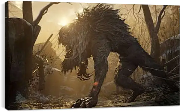 Постер на подрамнике - Resident Evil Village