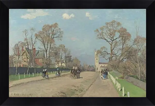 Картина в раме - The Avenue, Sydenham. Камиль Писсарро