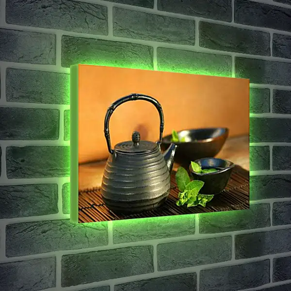 Лайтбокс световая панель - Чай. Чайная гармония.