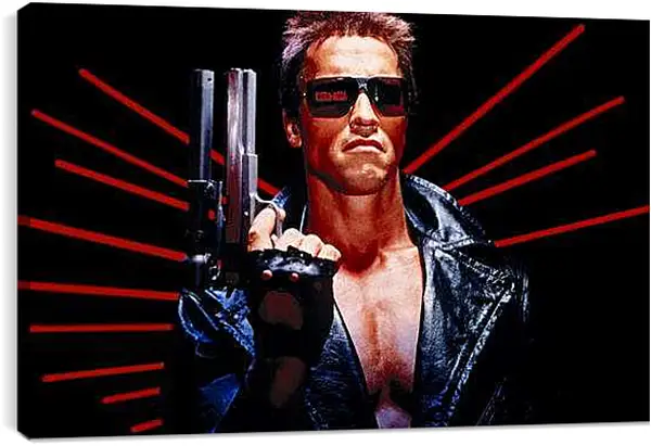 Постер на подрамнике - Арнольд Шварценеггер. Терминатор