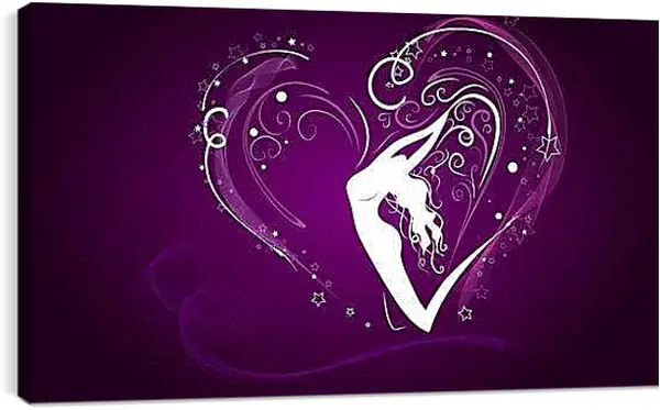 Постер на подрамнике - Любовь