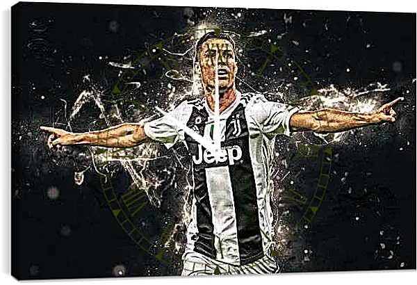 Часы картина - Гол Криштиану Роналду
