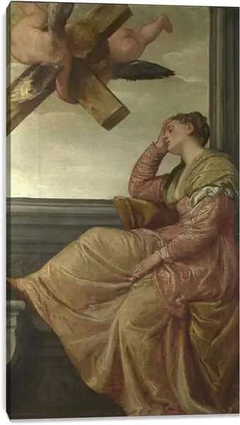 Постер на подрамнике - The Dream of Saint Helena. Паоло Веронезе