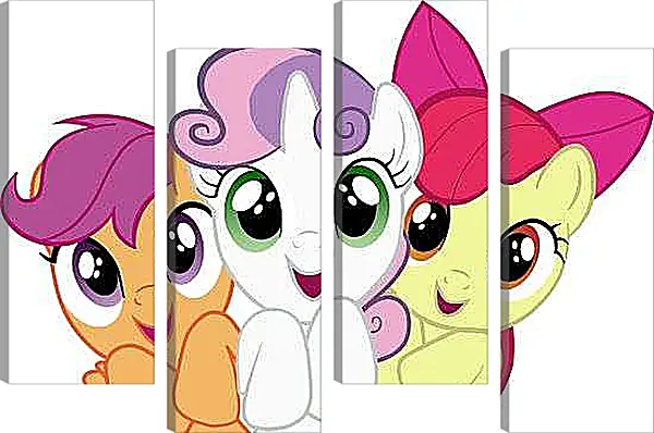 Модульная картина - Пони