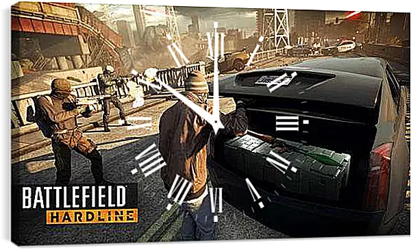 Часы картина - Battlefield: Hardline