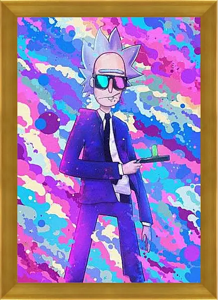 Картина в раме - Рик и Морти