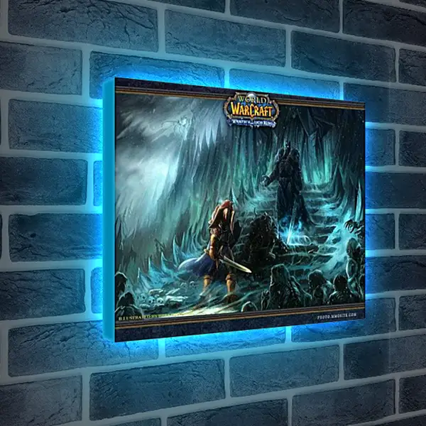 Лайтбокс световая панель - World Of Warcraft: Wrath Of The Lich King
