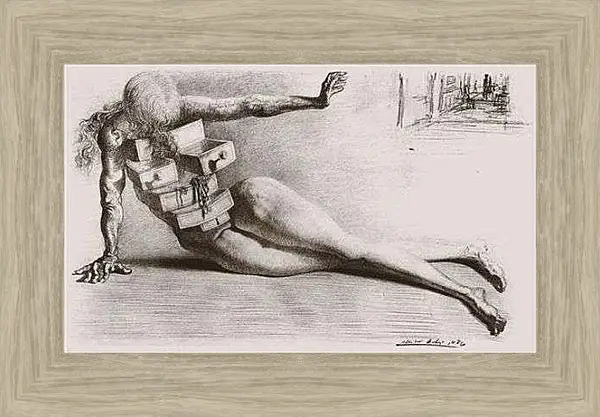 Картина в раме - Netu. Сальвадор Дали