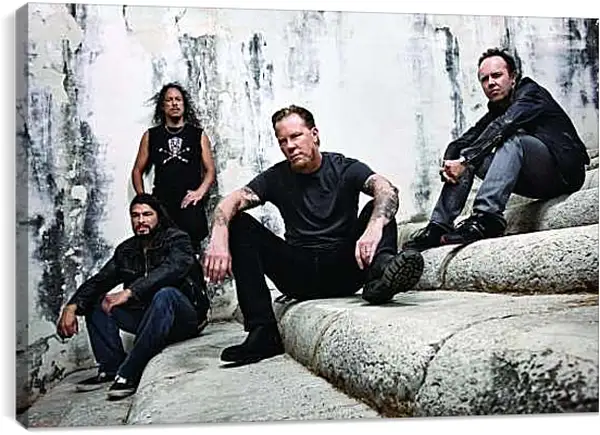 Постер на подрамнике - Металлика. Metallica