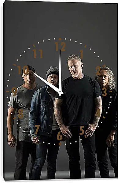 Часы картина - Металлика. Metallica