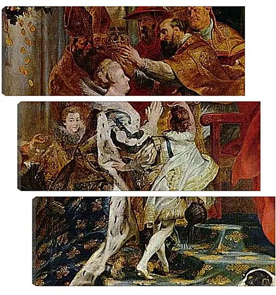 Модульная картина - Коронация Марии Медичи. Питер Пауль Рубенс