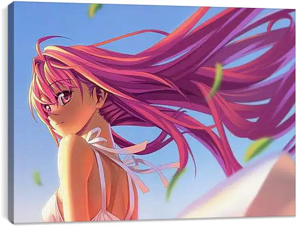 Постер на подрамнике - Ветер в волосах