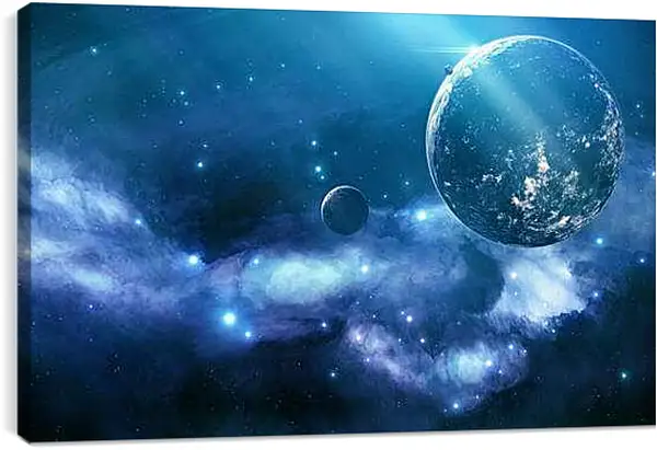 Постер на подрамнике - Космос