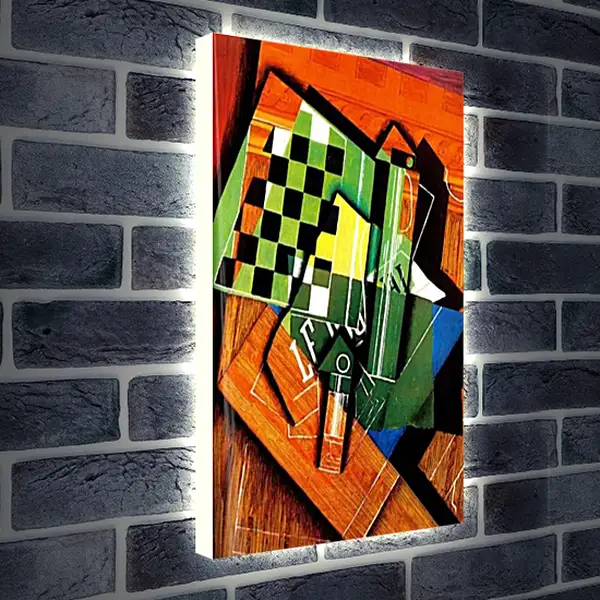 Лайтбокс световая панель - Sachovnice. Хуан Грис