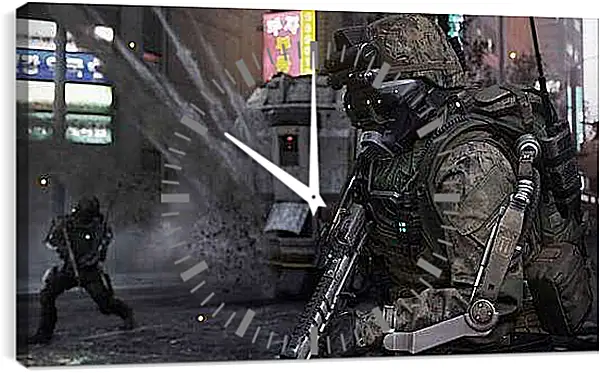 Часы картина - Call Of Duty: Advanced Warfare