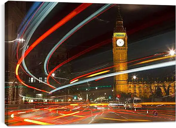 Постер на подрамнике - Лондон. Биг-Бен.