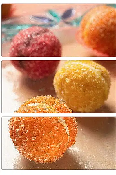 Модульная картина - Печенье персики. Сладкое Искушение.