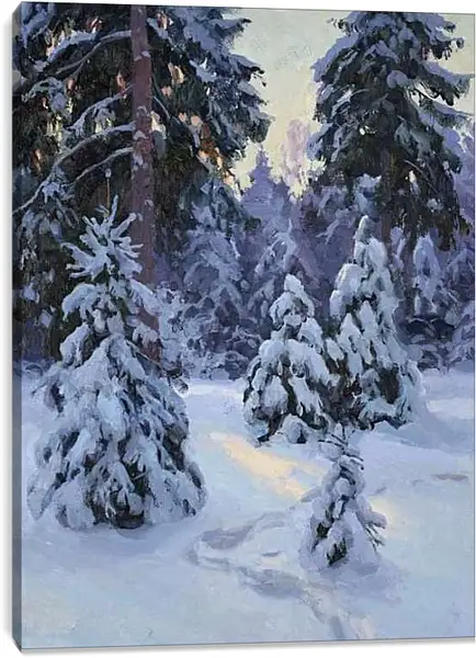 Постер на подрамнике - Братец Январь