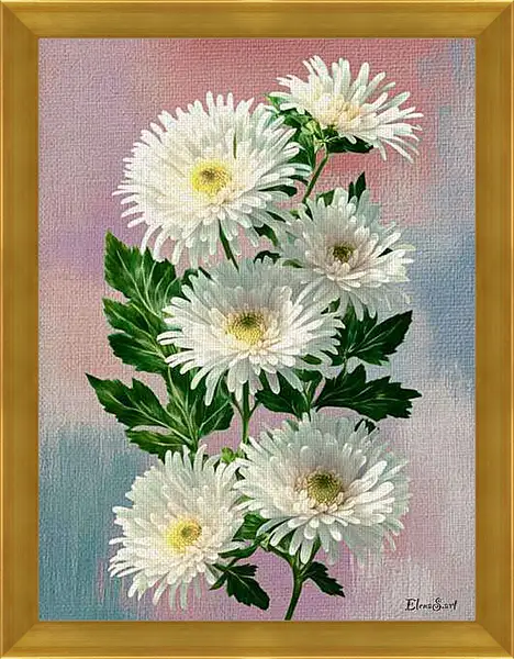 Картина в раме - Flowers 87