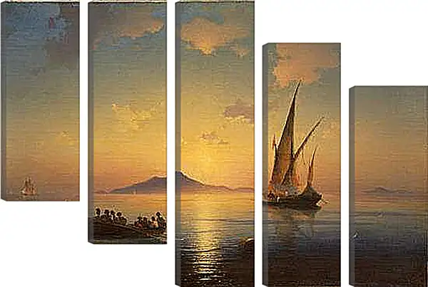 Модульная картина - Неаполитанский залив. 1841. Иван Айвазовский