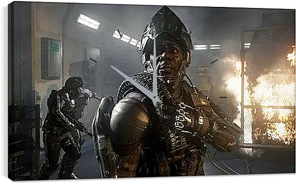 Часы картина - Call Of Duty: Advanced Warfare