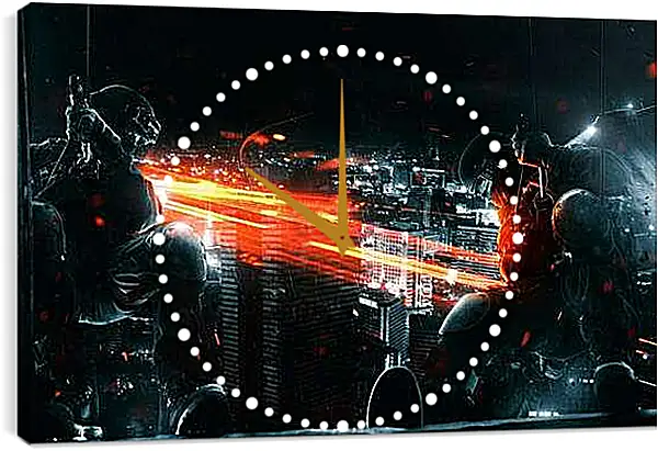 Часы картина - Battlefield 3