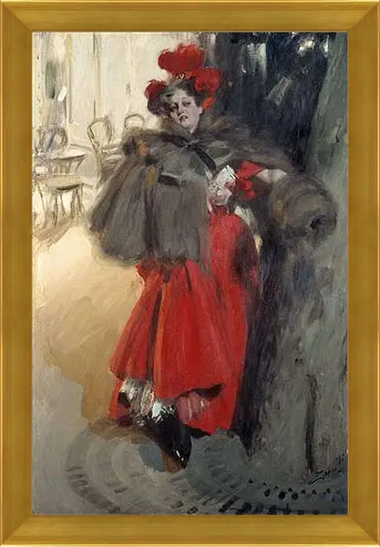 Картина в раме - Night Effect Goteborg. Ночной эффект. Андерс Цорн