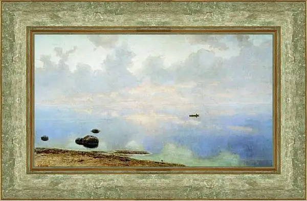 Картина в раме - Морской туман. Ефим Волков