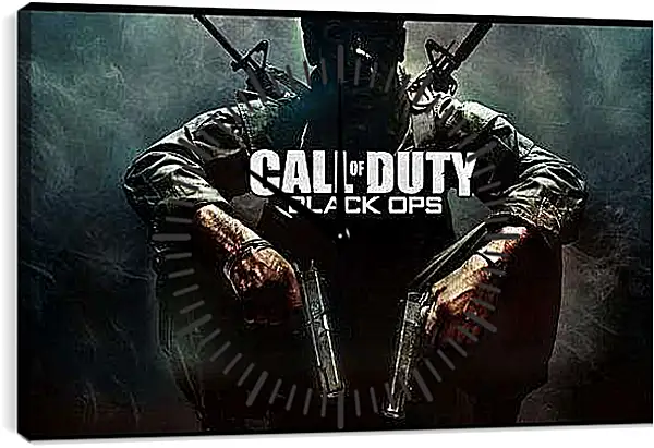 Часы картина - Call Of Duty: Black Ops