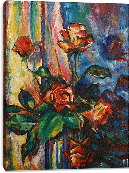 Постер на подрамнике - Розы