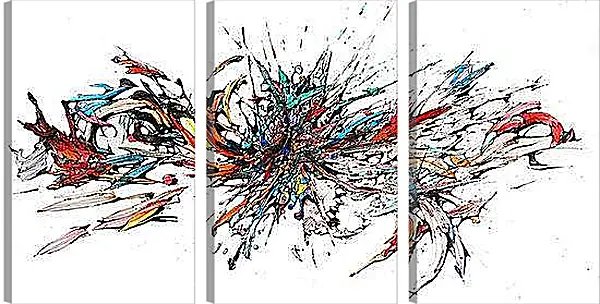 Модульная картина - Краски