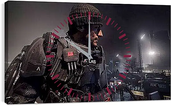 Часы картина - Call Of Duty: Advanced Warfare