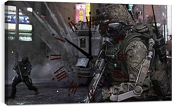 Часы картина - Call Of Duty: Advanced Warfare