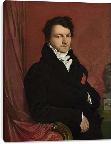 Постер на подрамнике - Monsieur de Norvins. Жан Огюст Доминик Энгр