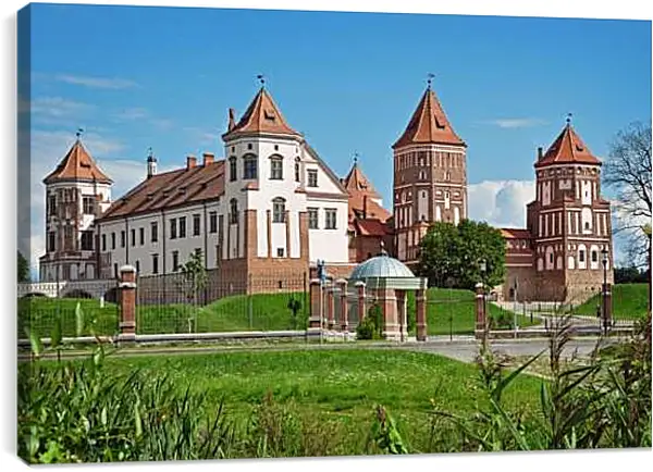 Постер на подрамнике - Мирский замок 1. Республика Беларусь