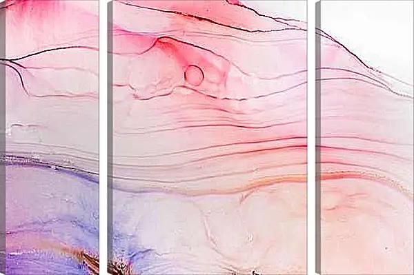 Модульная картина - Abstract pink & blue1. Mari Dein