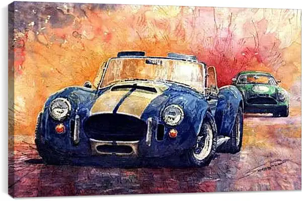 Постер на подрамнике - Спорт авто