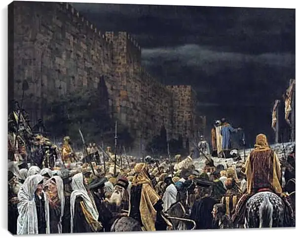 Постер на подрамнике - Распятие на кресте у римлян. Василий Верещагин