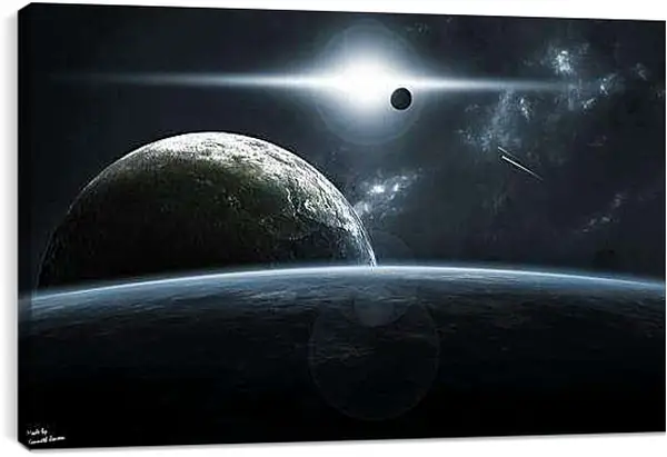 Постер на подрамнике - Космос