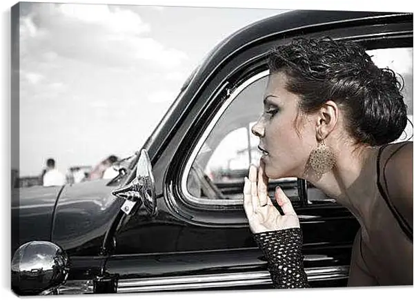 Постер на подрамнике - Свет мой зеркальце скажи
