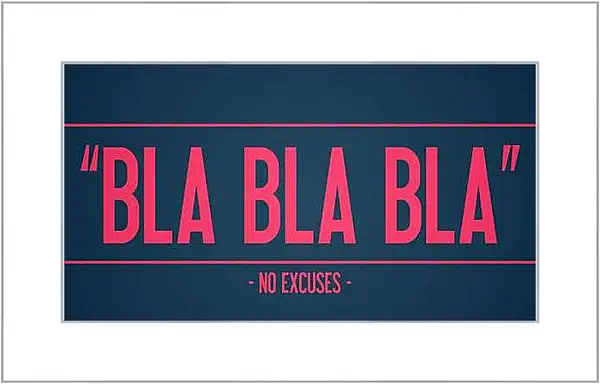 Картина в раме - Бла бла бла