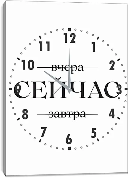 Часы картина - Сейчас