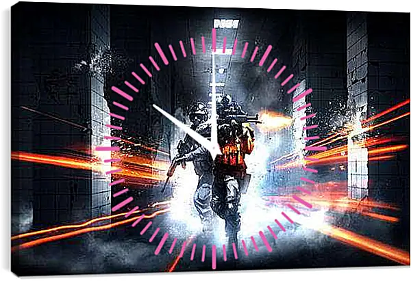 Часы картина - Battlefield 3