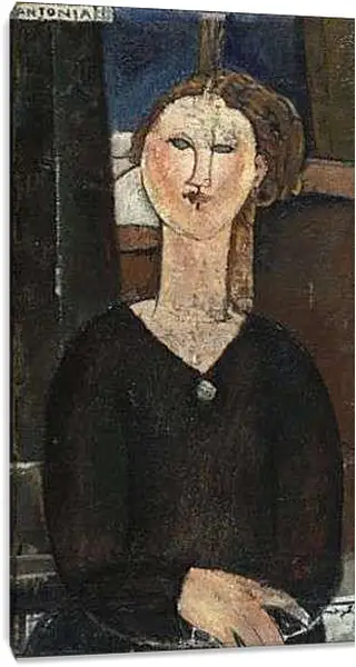 Постер на подрамнике - Antonia. Антония. Амедео Модильяни