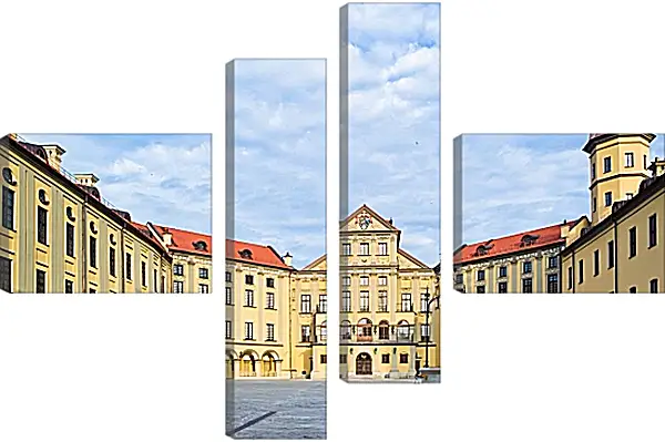 Модульная картина - Несвижский замок 3. Республика Беларусь